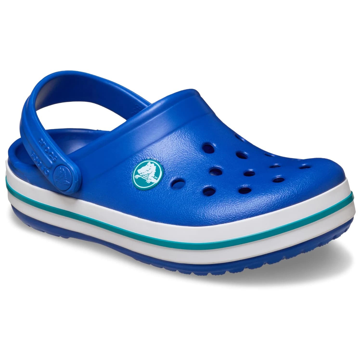 Детски сандали Crocs Kid's Crocband Clog T Sandals - Blue Bolt / Turbo Teal