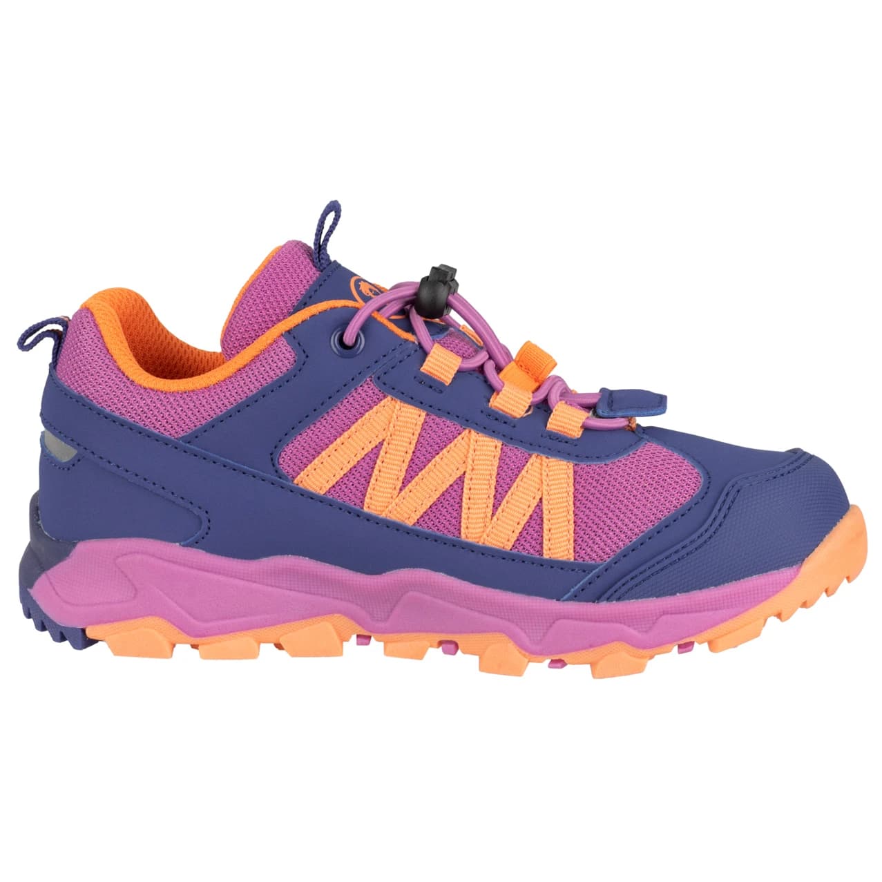Детски мултиспорт обувки Trollkids Kid's Tronfjell Hiker Low Multisport shoes - Violet Blue / Mallow Pink / Papaya
