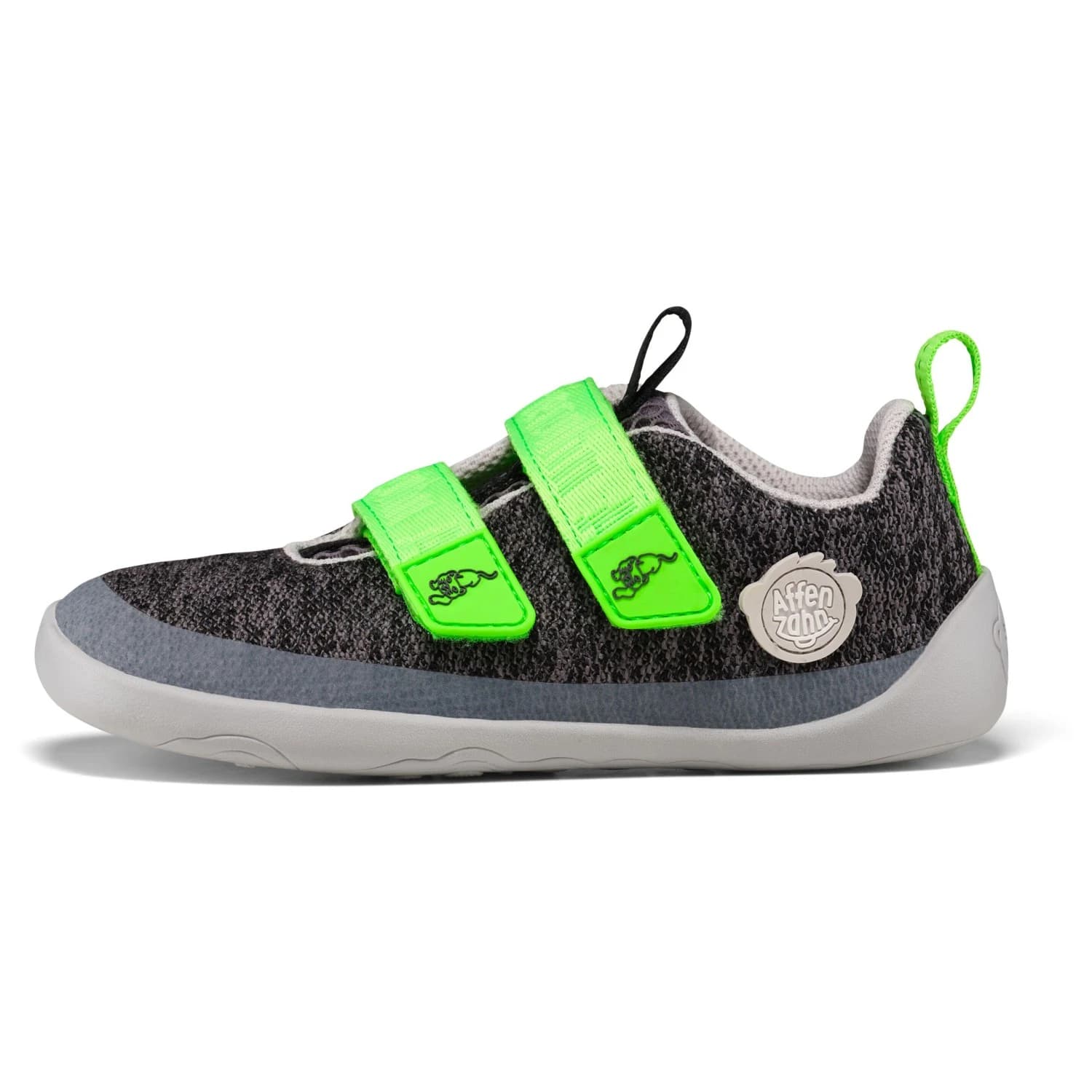 Детски обувки barefoot Affenzahn Kid's Barefoot Shoes Knit Happy Barefoot shoes - Panther / Grey