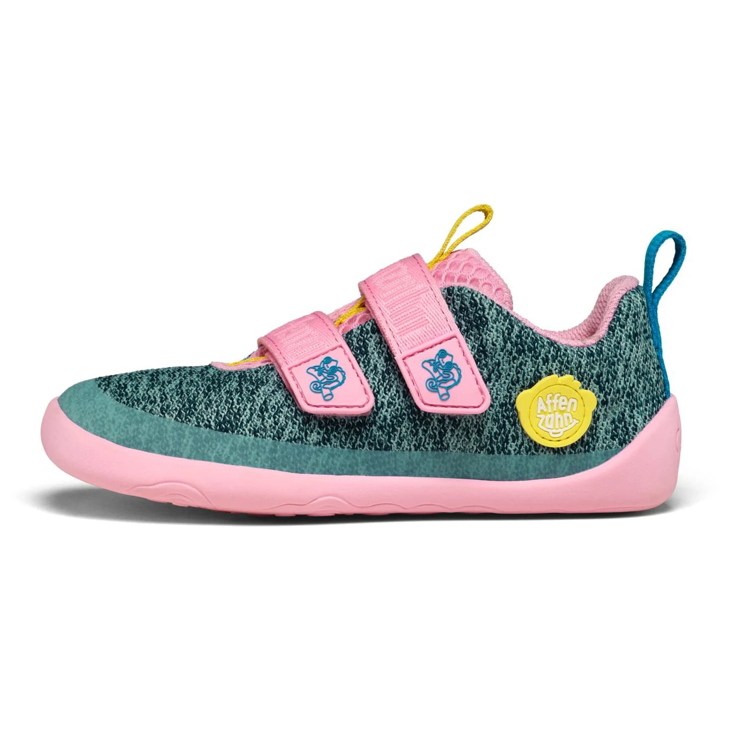 Детски обувки barefoot Affenzahn Kid's Barefoot Shoes Knit Happy Barefoot shoes - Chamäleon