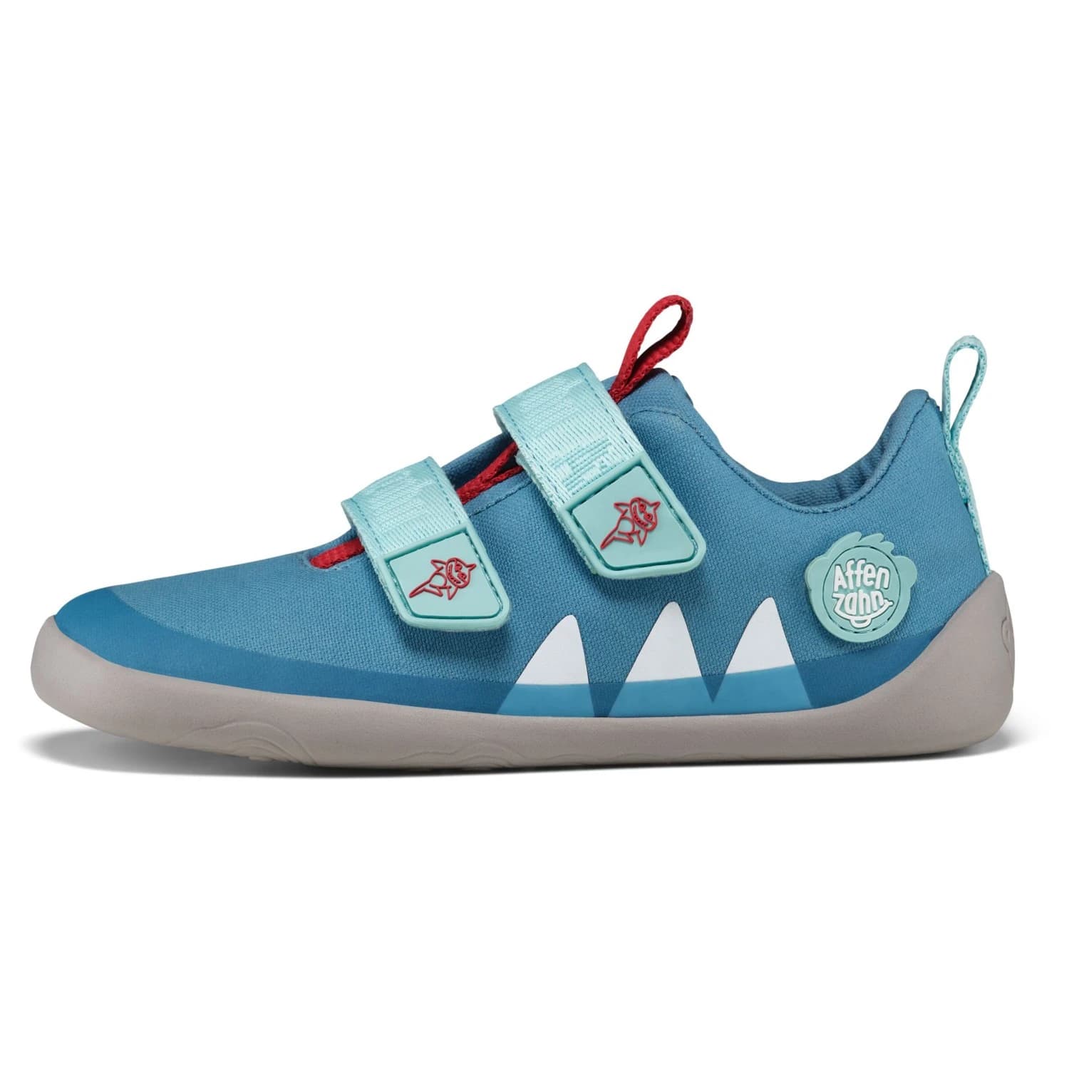 Детски обувки barefoot Affenzahn Kid's Barefoot Shoes Cotton Lucky Barefoot shoes - Shark / Blue