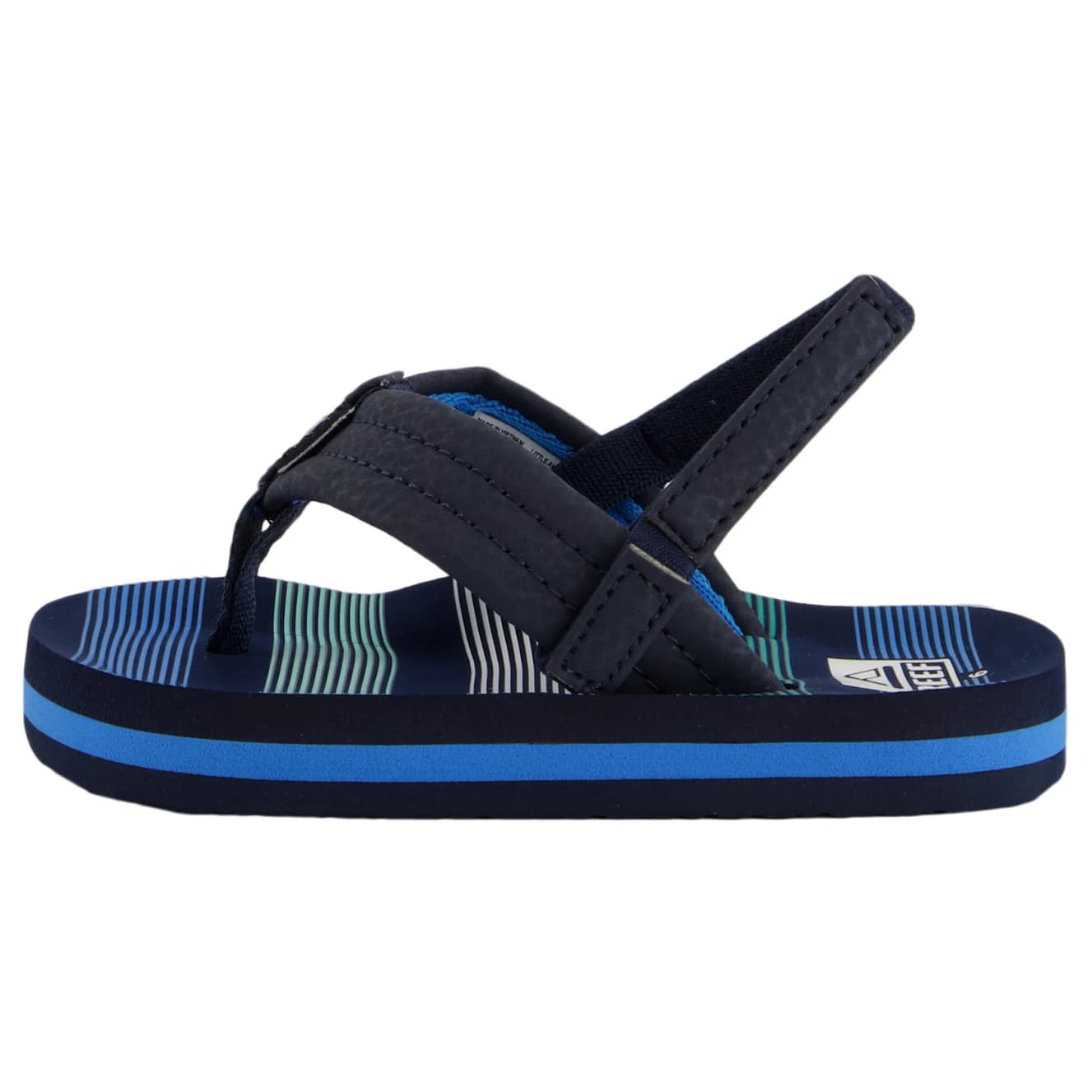 Детски сандали Reef Kid's Little Ahi Sandals - Deep Sea Stripes
