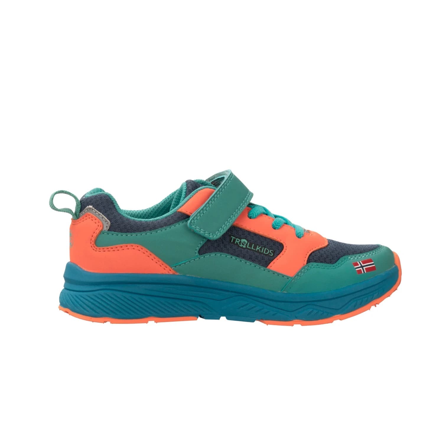Детски ежедневни обувки Trollkids Kid's Haugesund Sneaker Casual shoes - Atlantic Blue / Dark Navy / Glow Orange