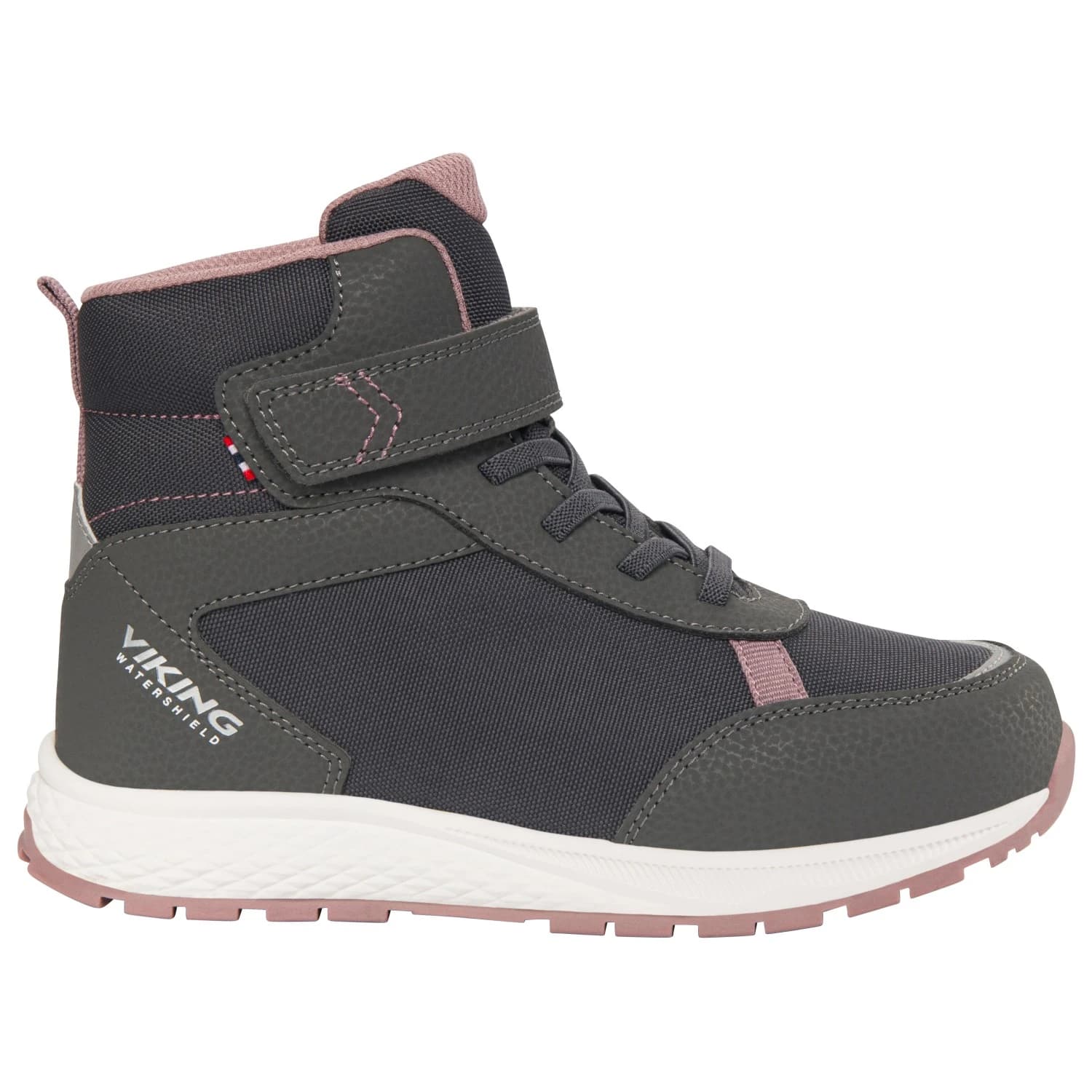 Детски зимни ботуши Viking Kid's Equip Warm WP 1V Winter boots - Charcoal / Dusty Pink