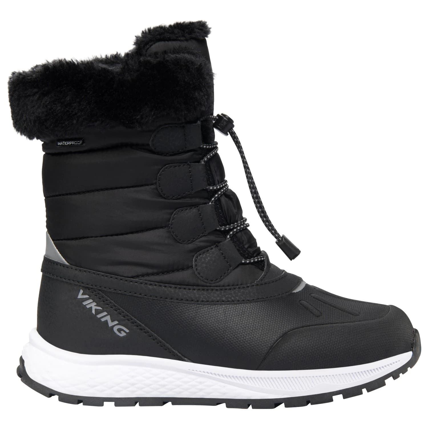 Детски зимни ботуши Viking Kid's Equip Warm WP Zip Winter boots - Black / Granite