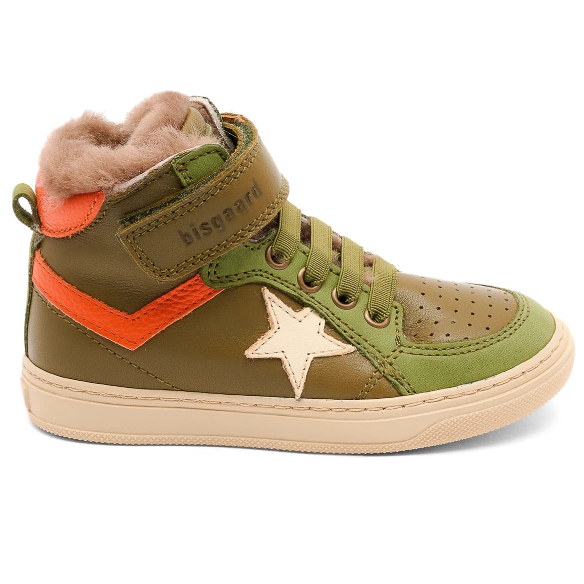 Детски зимни ботуши Bisgaard Kid's Isak Lamb Winter boots - Khaki II