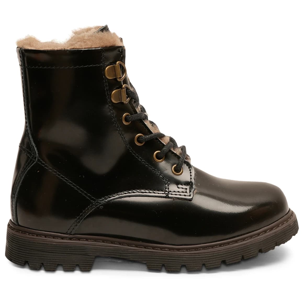 Детски зимни ботуши Bisgaard Kid's Maia Lamb Winter boots - Black Polido