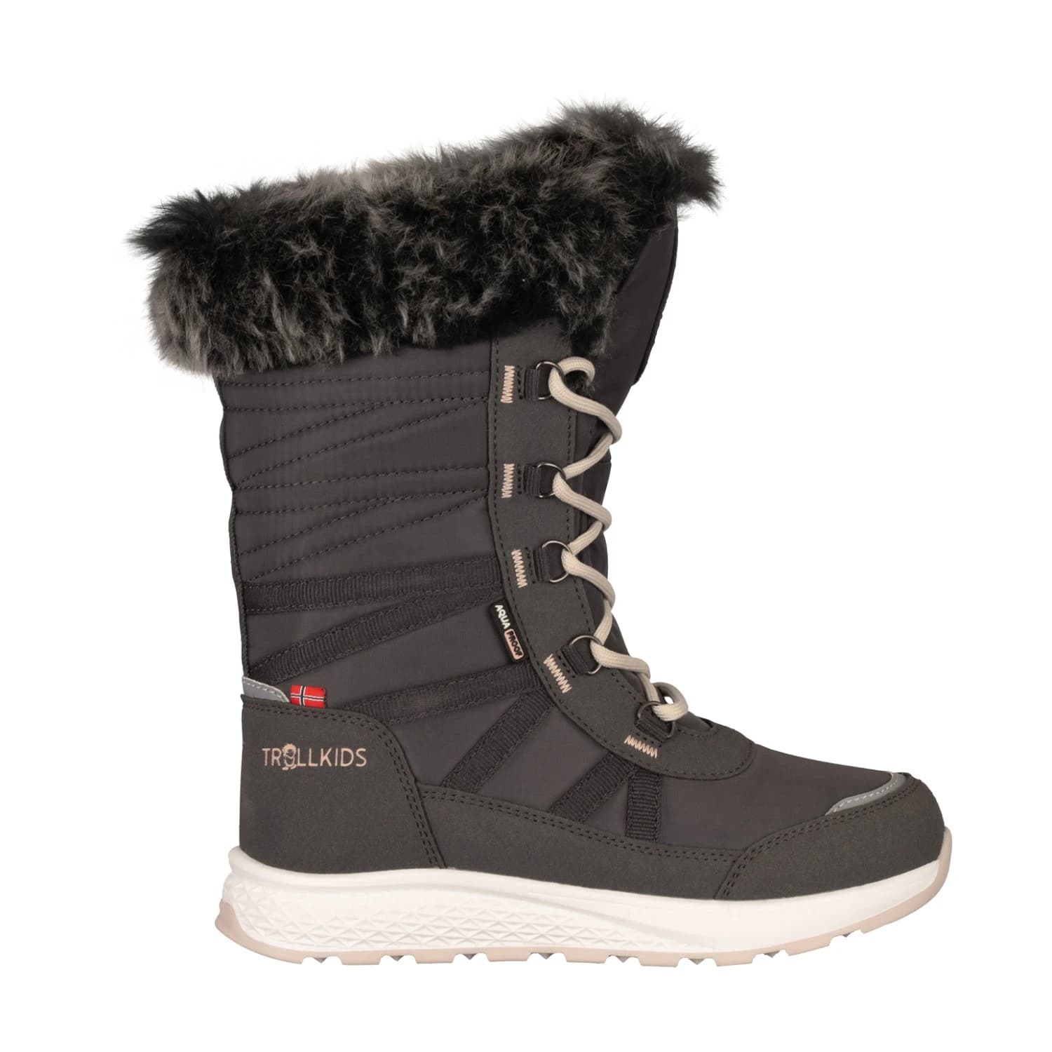 Детски зимни ботуши Trollkids Girl's Hemsedal Winter Boots XT Winter boots - Anthracite