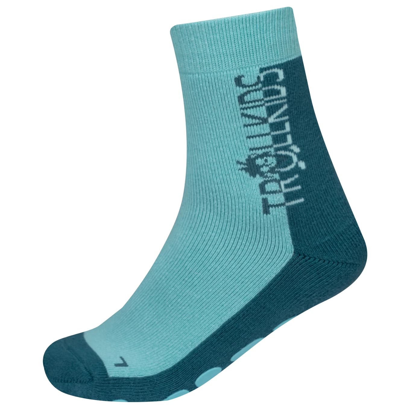 Детски пантофи Trollkids Kid's Anti Slip Socks Slippers - Teal / Aqua