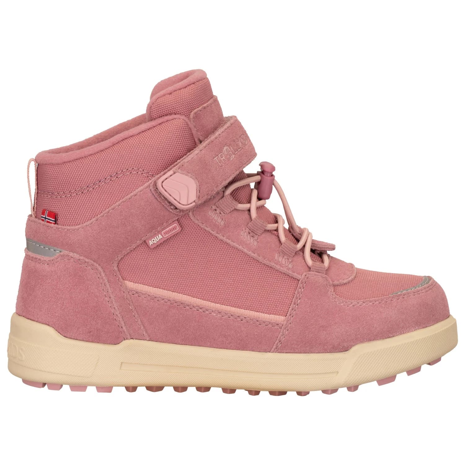 Детски ежедневни обувки Trollkids Kid's Gryllefjord Mid Cut Casual shoes - Pink Dawn