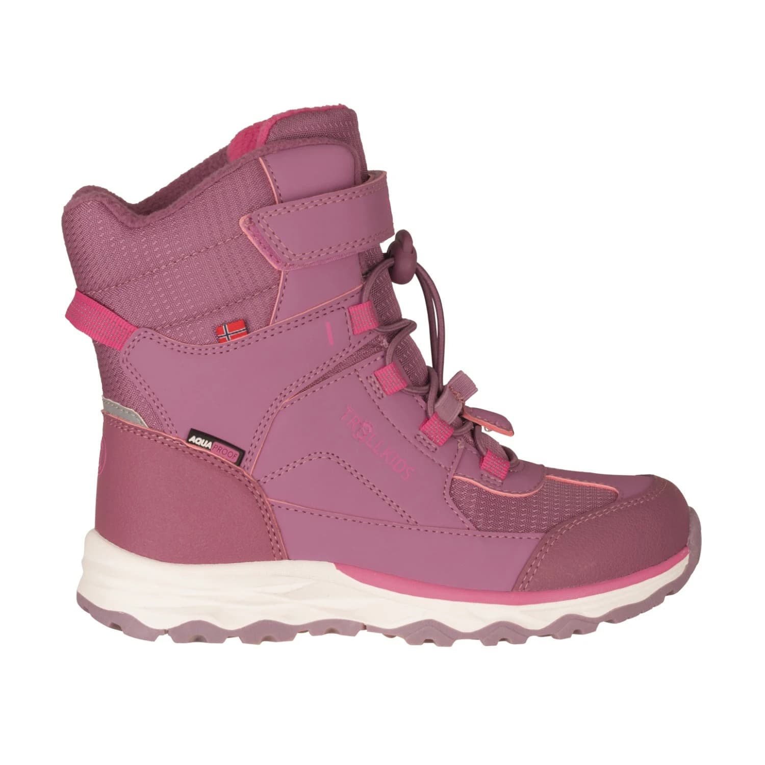 Детски зимни ботуши Trollkids Kid's Hafjell Winter Boots XT Winter boots - Mauve / Light Magenta