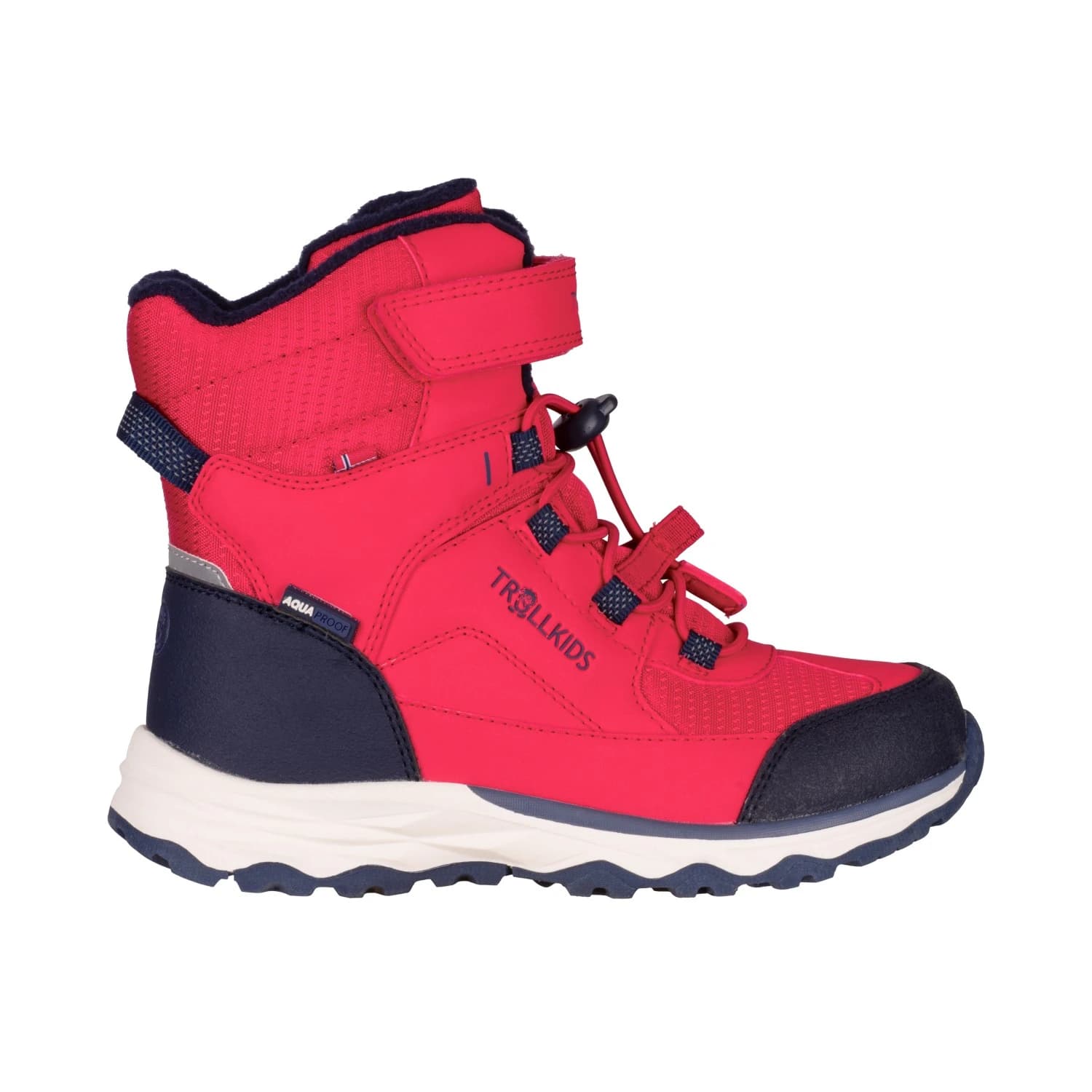 Детски зимни ботуши Trollkids Kid's Hafjell Winter Boots XT Winter boots - Chili Red / Navy / Mystic Blue