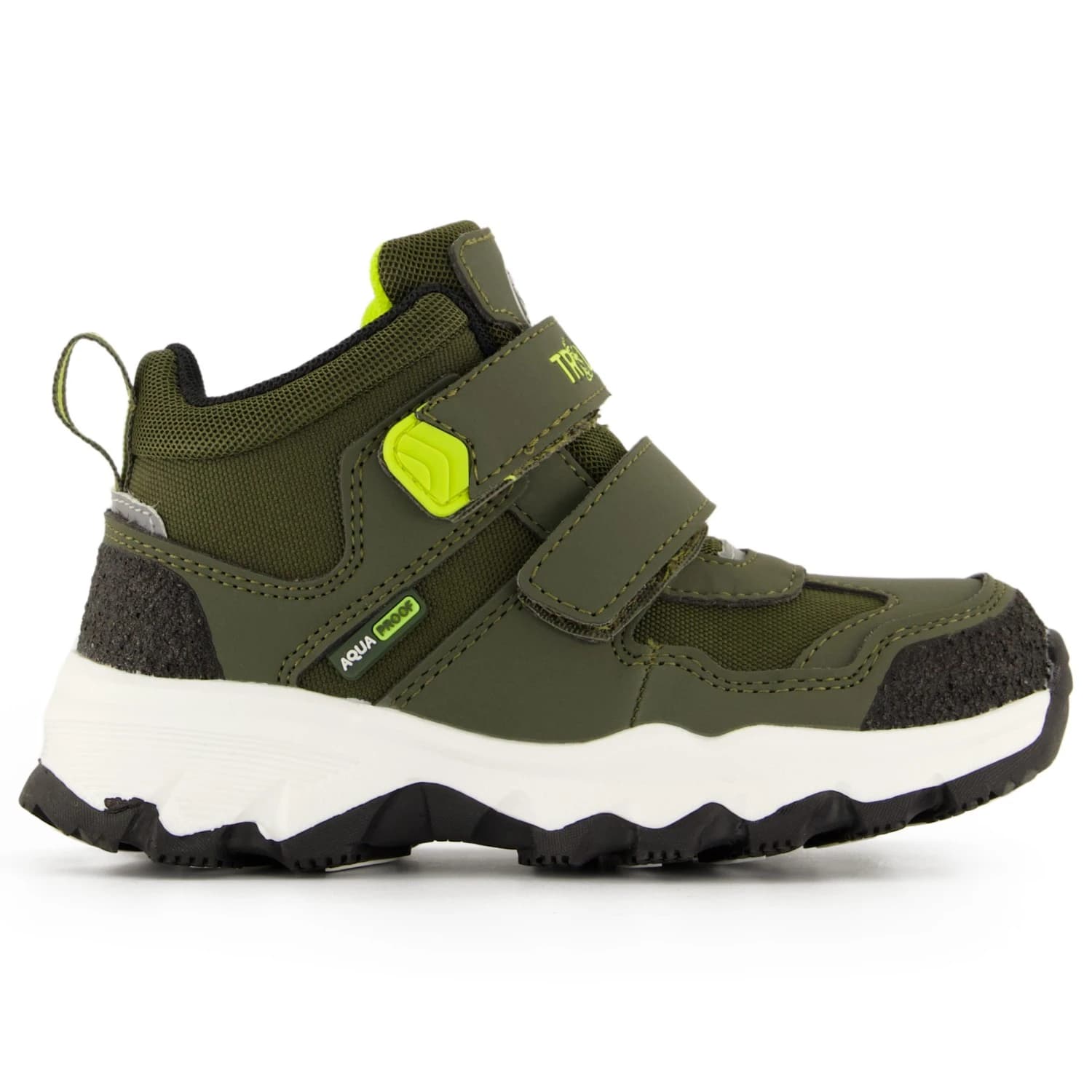 Детски туристически обувки Trollkids Kid's Kjerag Hiker Walking boots - Ivy / Green Lizard