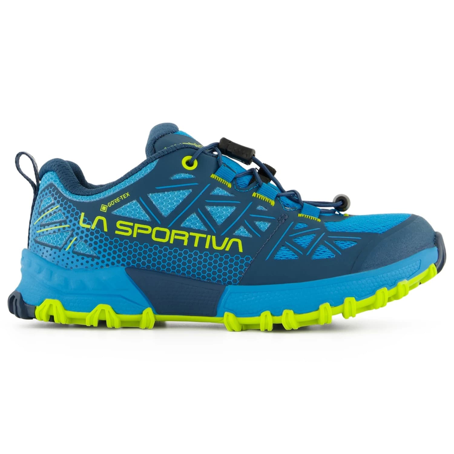 Детски обувки за трейл La Sportiva Kid's Bushido II GTX Trail running shoes - Storm Blue / Lime Punch
