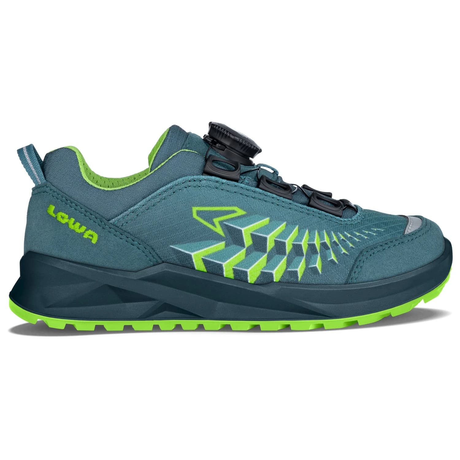 Детски мултиспорт обувки Lowa Kid's Ferrox GTX Lo Multisport shoes - Petrol / Lime