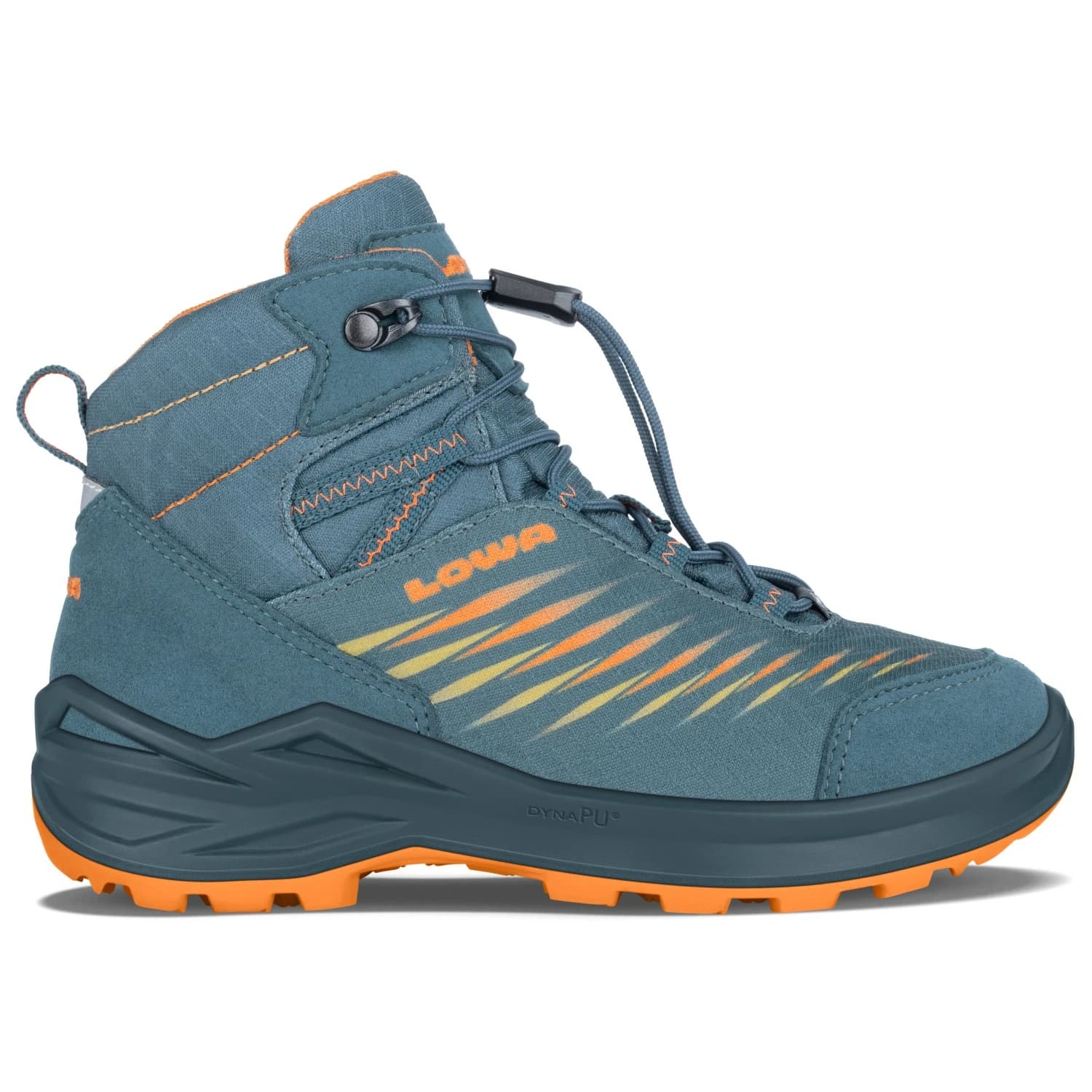 Детски туристически обувки Lowa Kid's Zirrox II GTX Mid Walking boots - Petrol / Mango