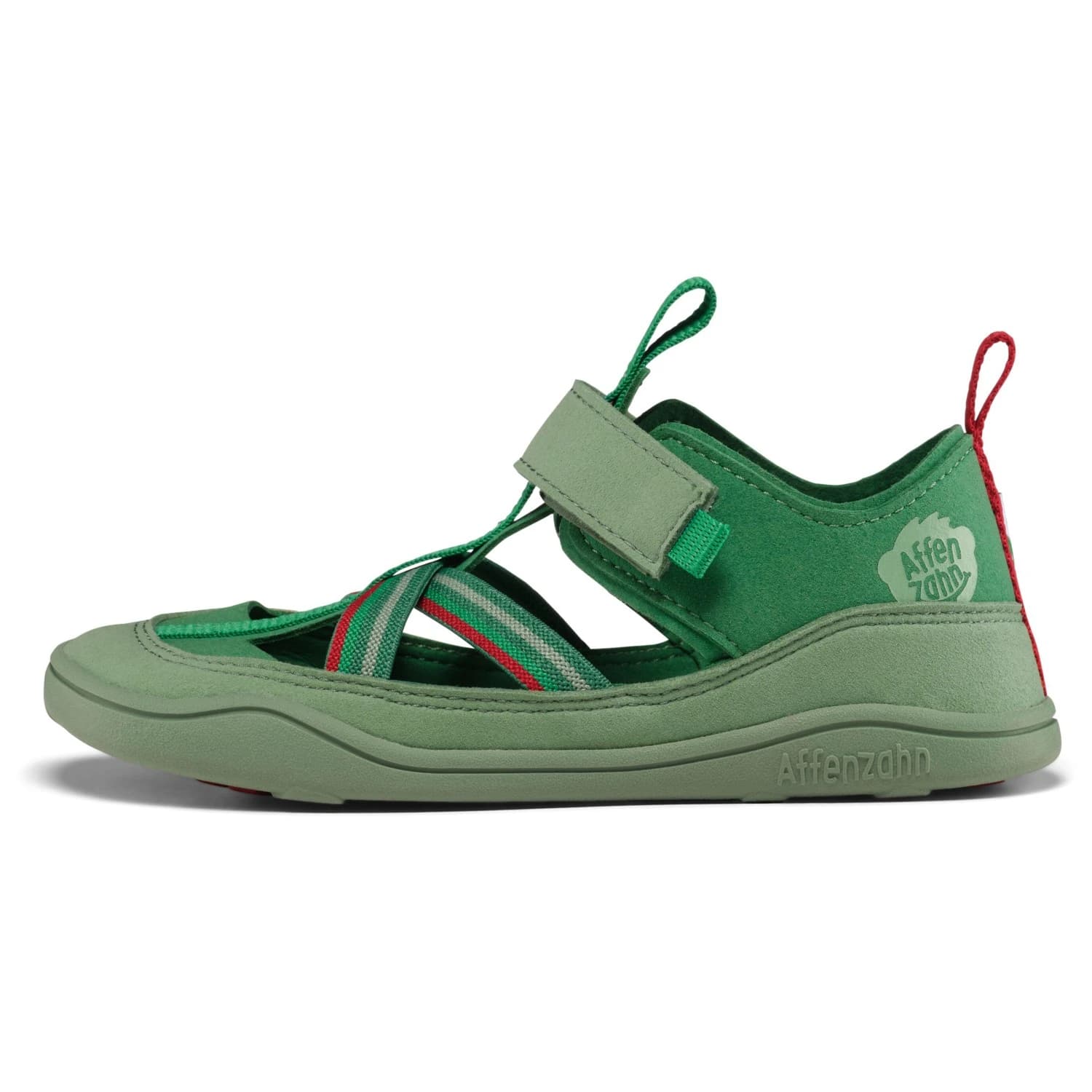 Детски сандали Affenzahn Kid's Sandals Vegan Breezy Sandals - Frog / Green