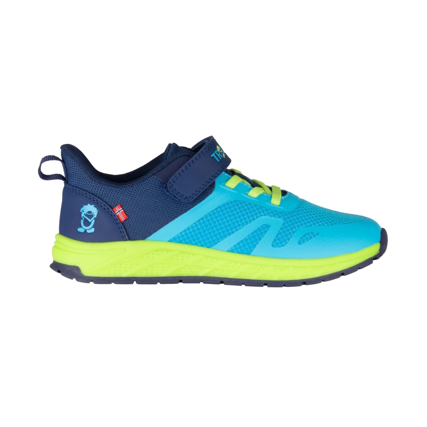 Детски ежедневни обувки Trollkids Kid's Alesund Sneaker Casual shoes - Pool Blue / Dark Indigo / Spring Leaf