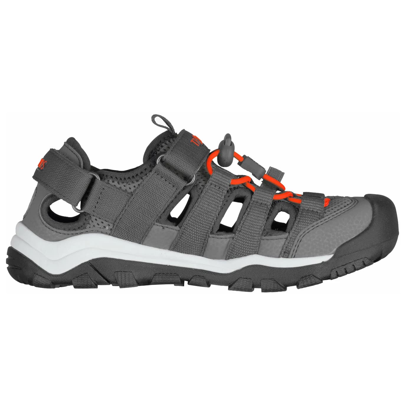 Детски сандали Trollkids Kid's Kristiansand Sandal XT Sandals - Anthracite / Orange