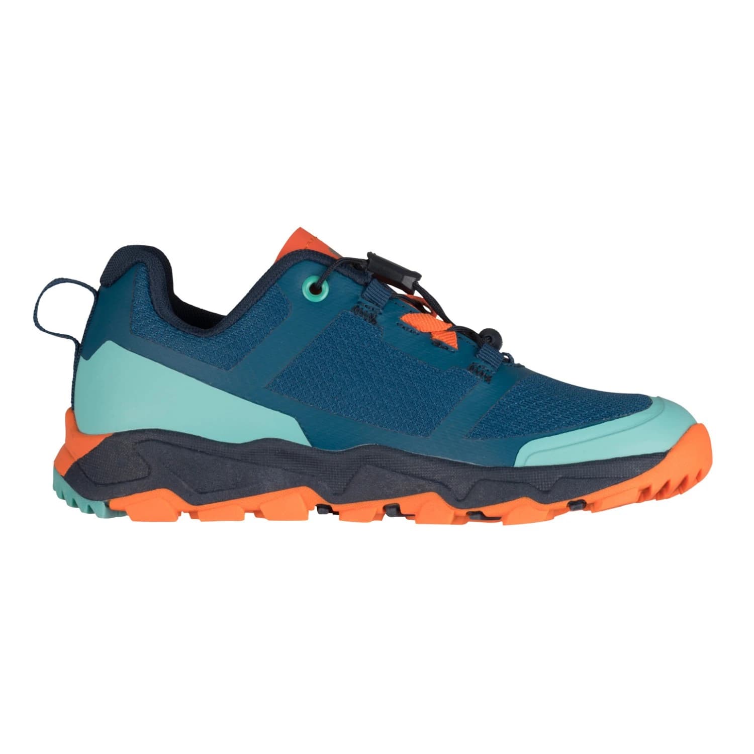 Детски мултиспорт обувки Trollkids Kid's Sandefjord Hiker XT Multisport shoes - Dusky Turquoise / Dark Navy / Glow Orange