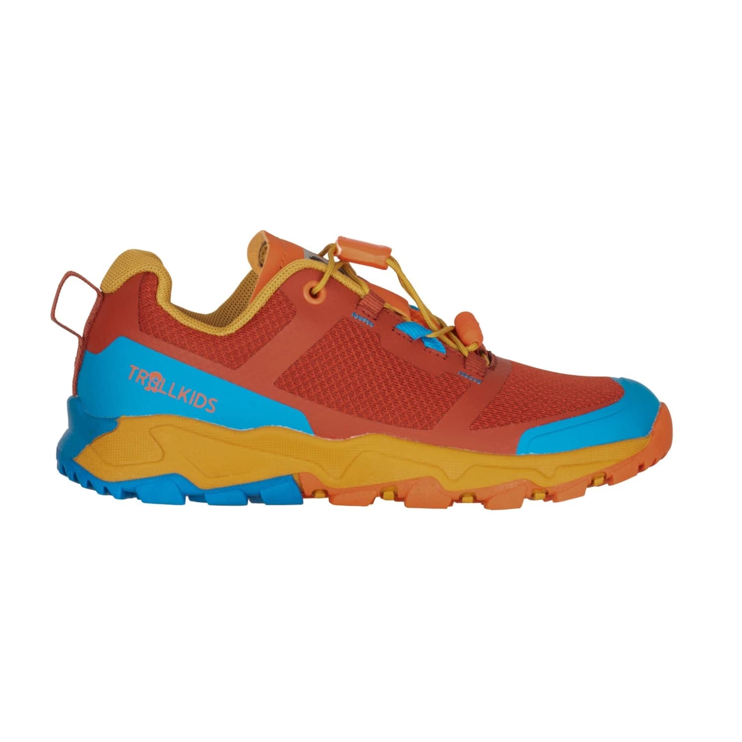 Детски мултиспорт обувки Trollkids Kid's Sandefjord Hiker XT Multisport shoes - Red Clay / Dynamic Blue / Mustard