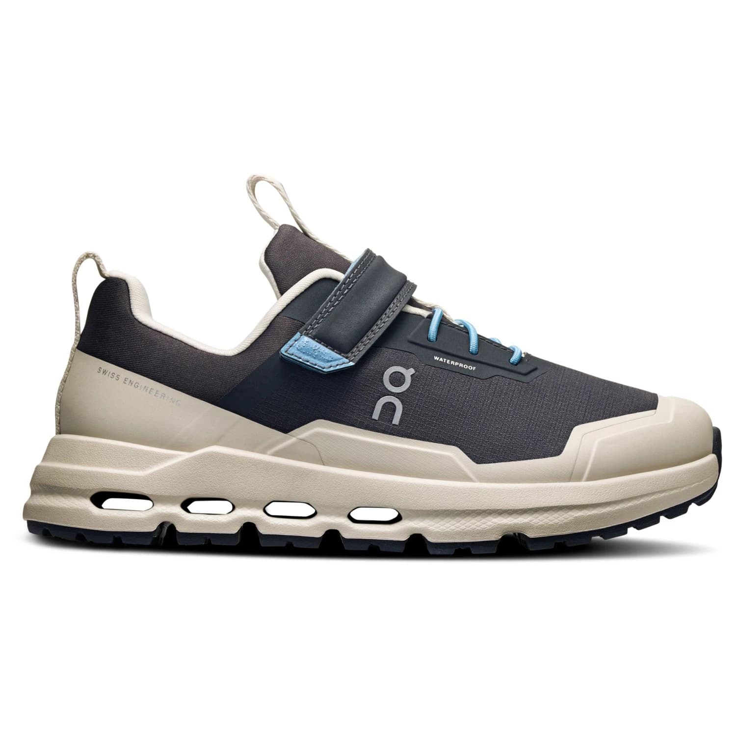 Детски мултиспорт обувки On Kid's Cloudhero Waterproof Multisport shoes - Eclipse / Pearl