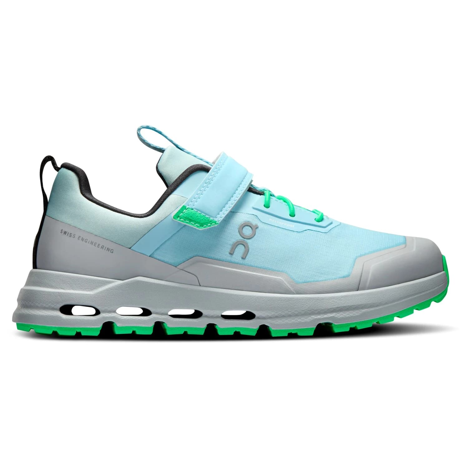Детски мултиспорт обувки On Kid's Cloudhero Waterproof Multisport shoes - Topaz / Glacier