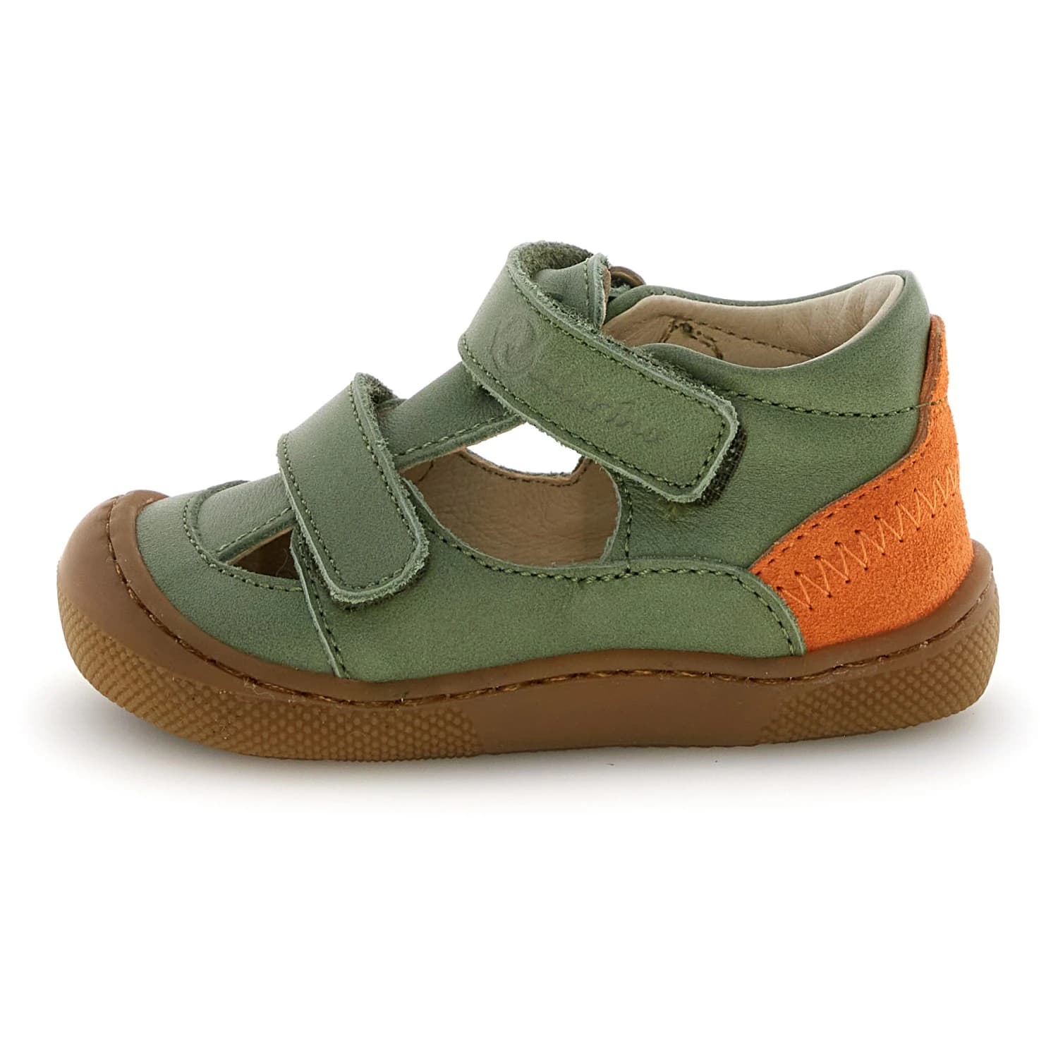 Детски сандали Naturino Kid's Naturino Irtys Nappa/Suede Sandals - Green