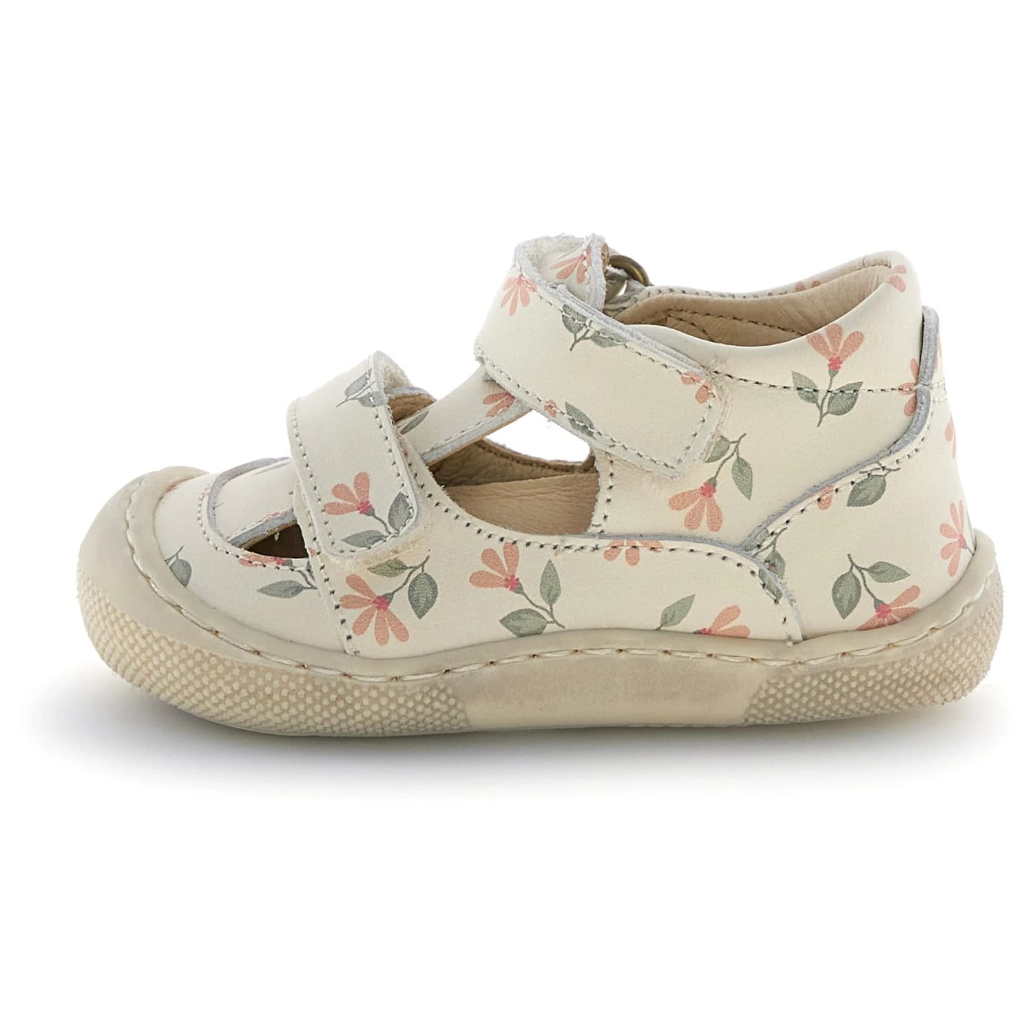 Детски сандали Naturino Kid's Naturino Irtys Nappa/Suede Sandals - White