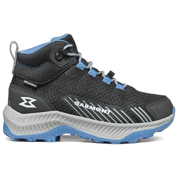 Детски туристически обувки Garmont Kid's 9.81 Pulse Mid WP Walking boots - Black / Coronet Blue