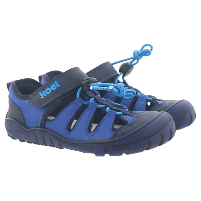 Детски сандали Koel Kid's Madison 2.0 Barefoot shoes - Blue