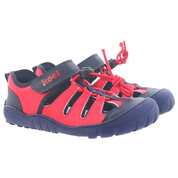 Детски сандали Koel Kid's Madison 2.0 Barefoot shoes - Red