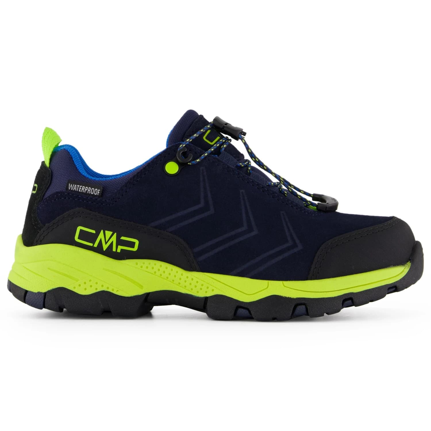 Детски мултиспорт обувки Cmp Kid's Melnick Low WP Multisport shoes - Black Blue / Lime