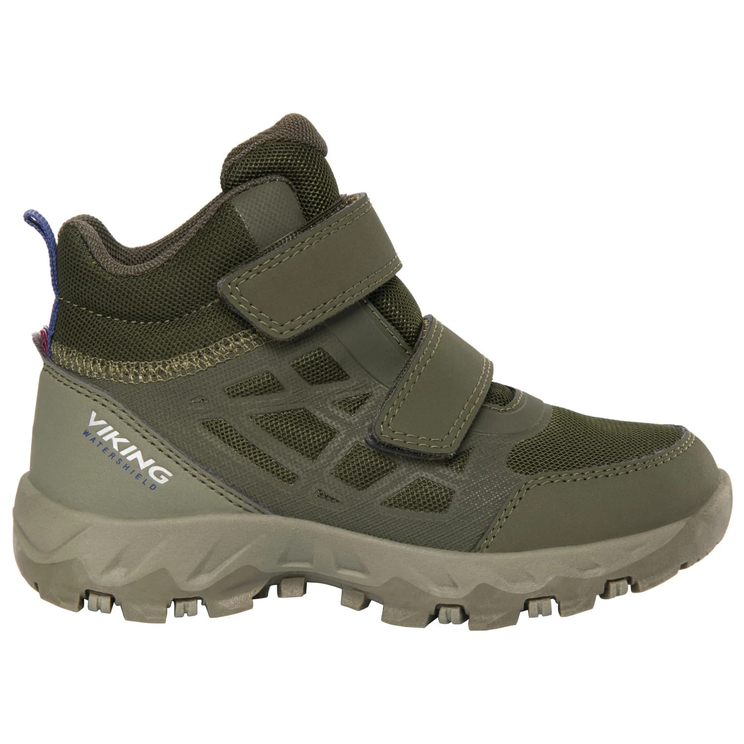 Детски туристически обувки Viking Kid's Track Mid WP 2V Walking boots - Olive