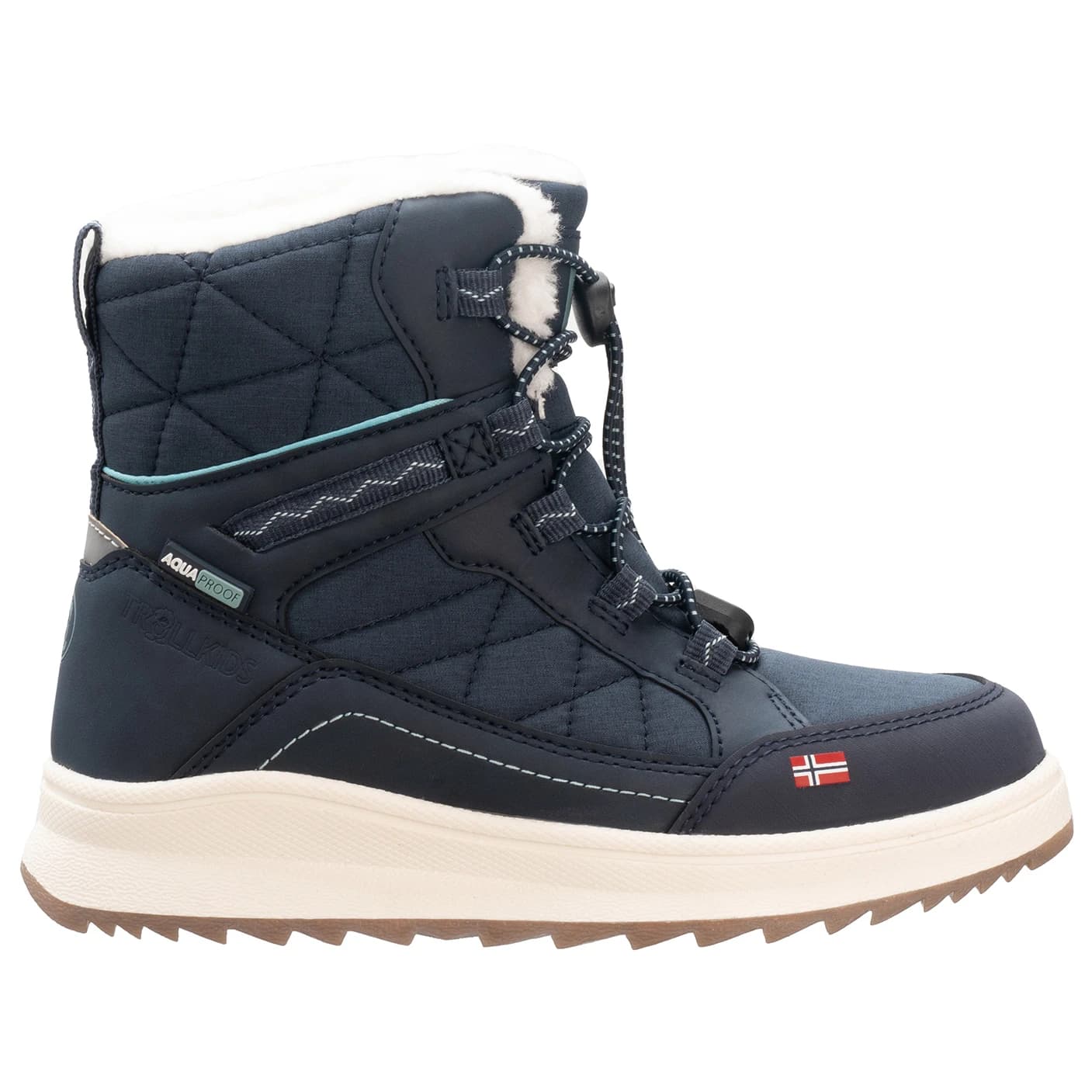 Детски зимни ботуши Trollkids Girl's Arendal Winter Boots XT Winter boots - Navy / Frosty Mint