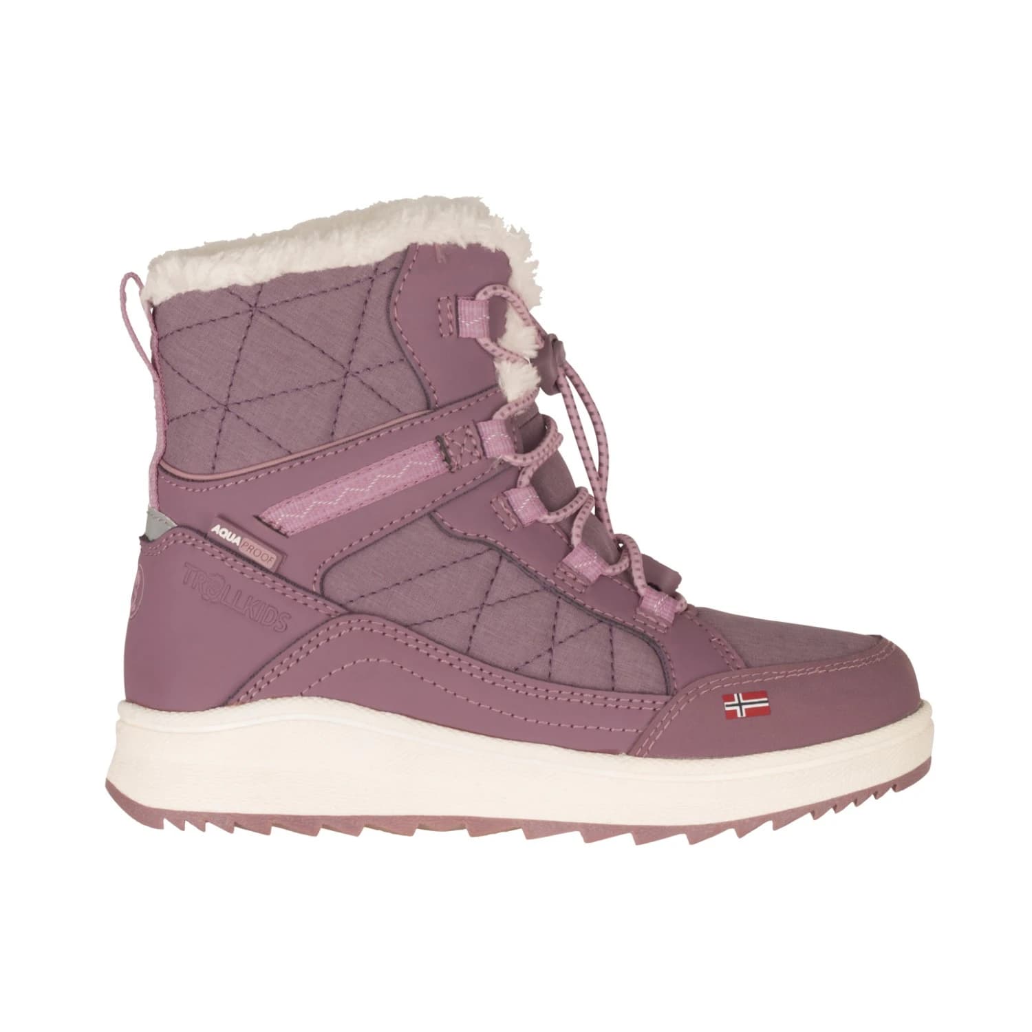 Детски зимни ботуши Trollkids Girl's Arendal Winter Boots XT Winter boots - Orchid