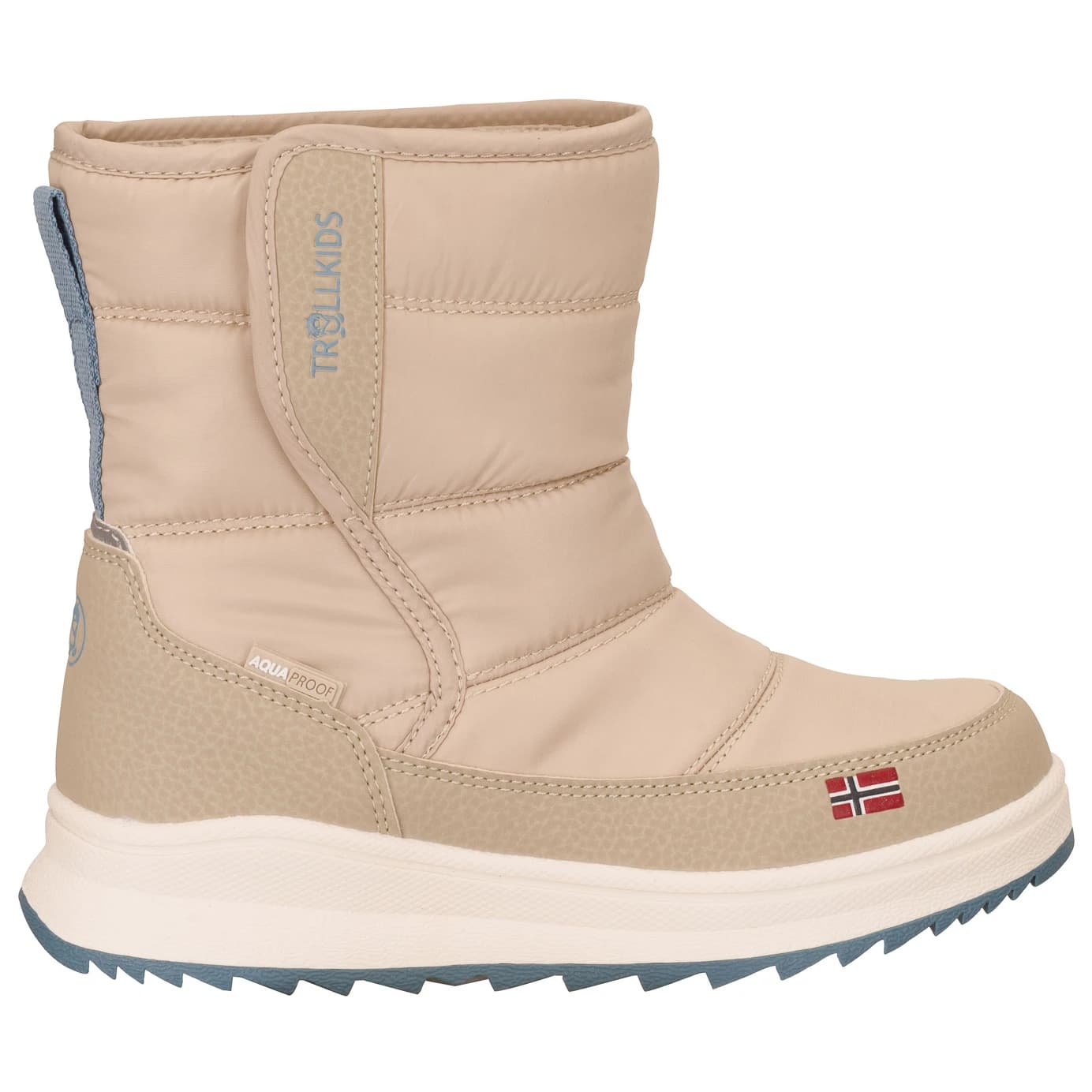 Детски зимни ботуши Trollkids Kid's Kongsberg Winter Boots - Sandstone / Shadow Blue