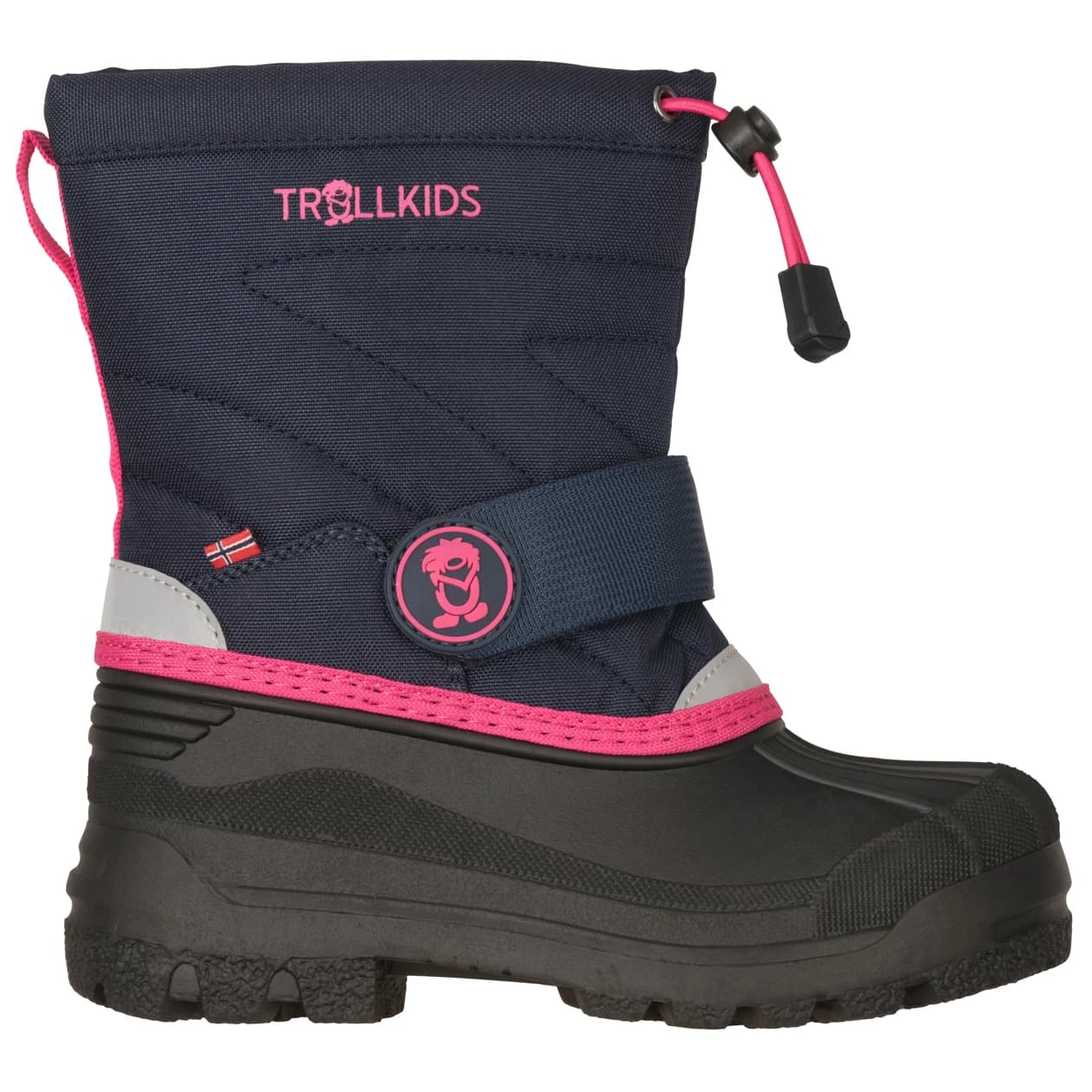 Детски зимни ботуши Trollkids Kid's Telemark Winter Boots Pro Winter boots - Navy / Magenta