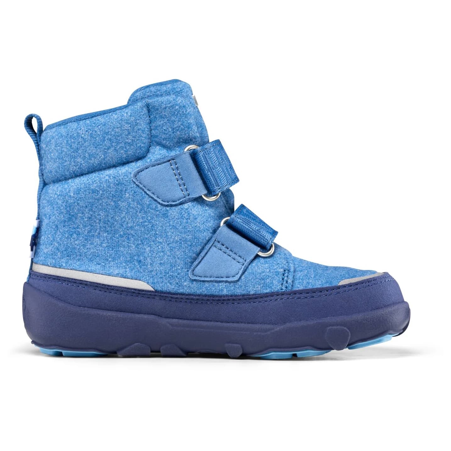 Детски зимни ботуши Affenzahn Kid's Mid Boot Wool Comfy Winter boots - Elephant / Dark Blue