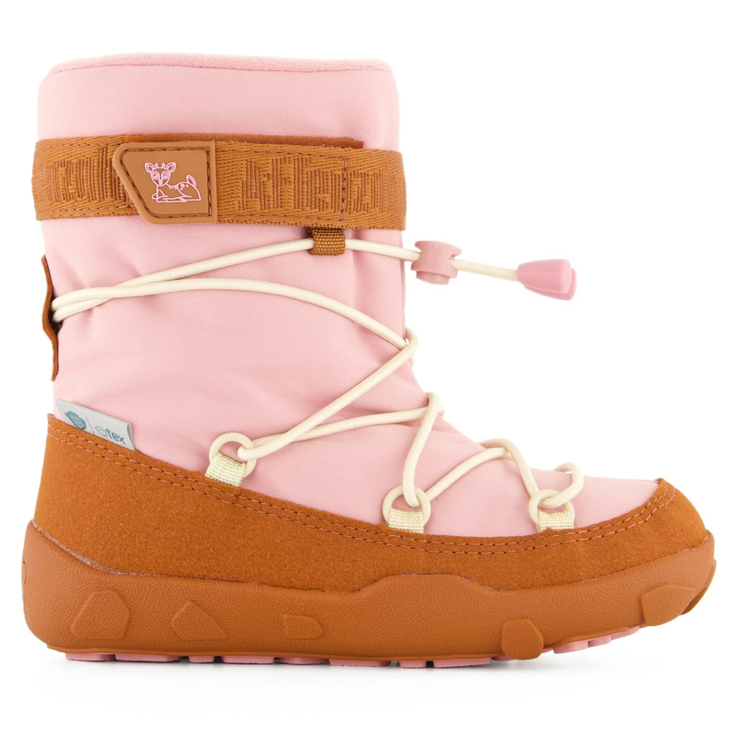 Детски зимни ботуши Affenzahn Kid's Snow Boot Vegan Snowy Winter boots - Deer / Pink