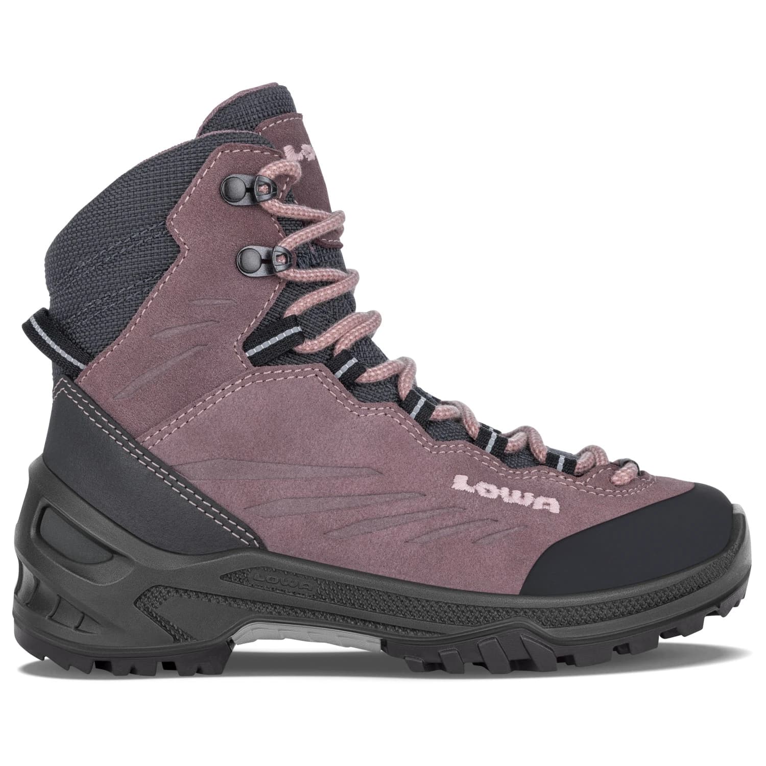 Детски туристически обувки Lowa Kid's Cadin GTX Mid Junior Walking boots - Altrosa / Black