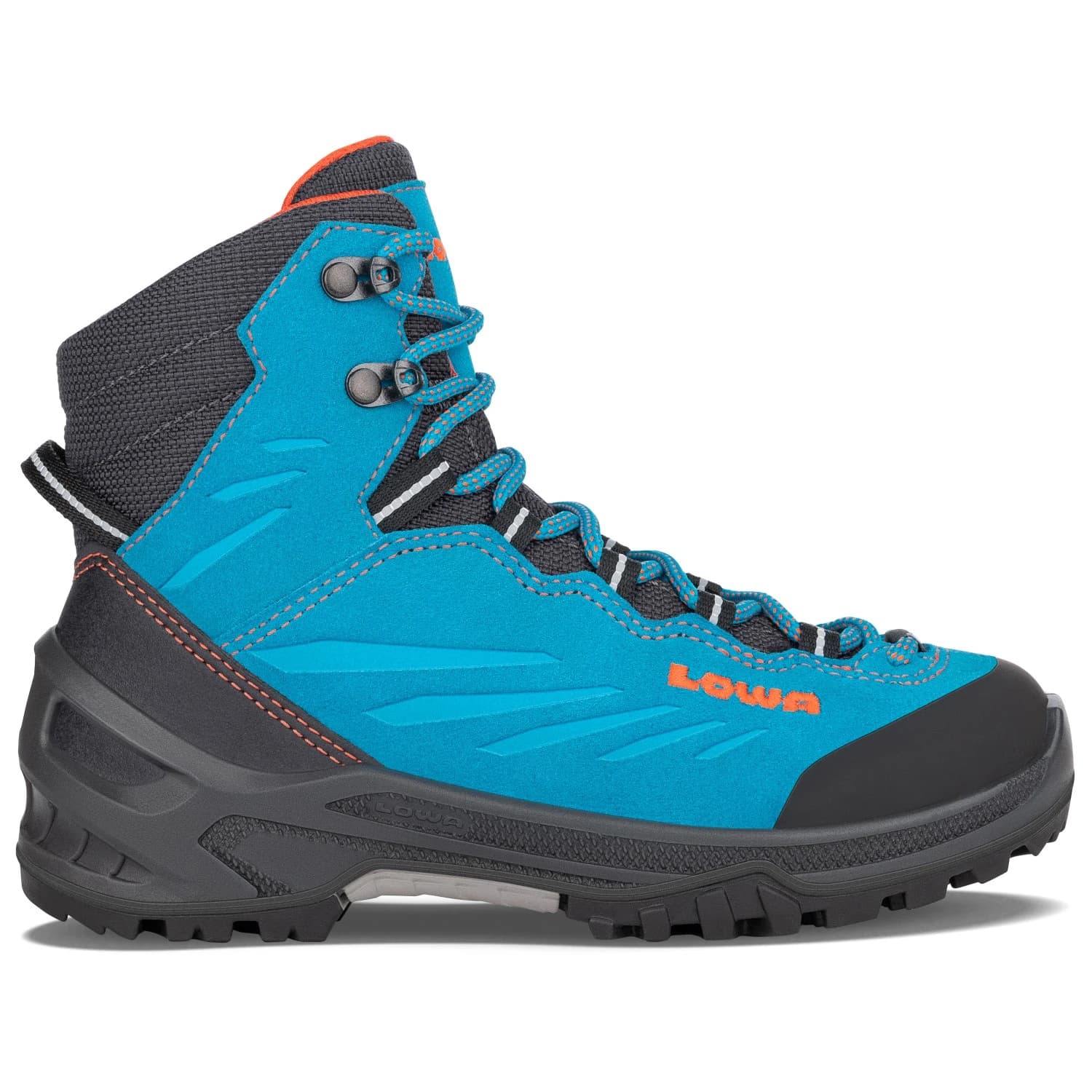 Детски туристически обувки Lowa Kid's Cadin GTX Mid Junior Walking boots - Turquoise / Flame