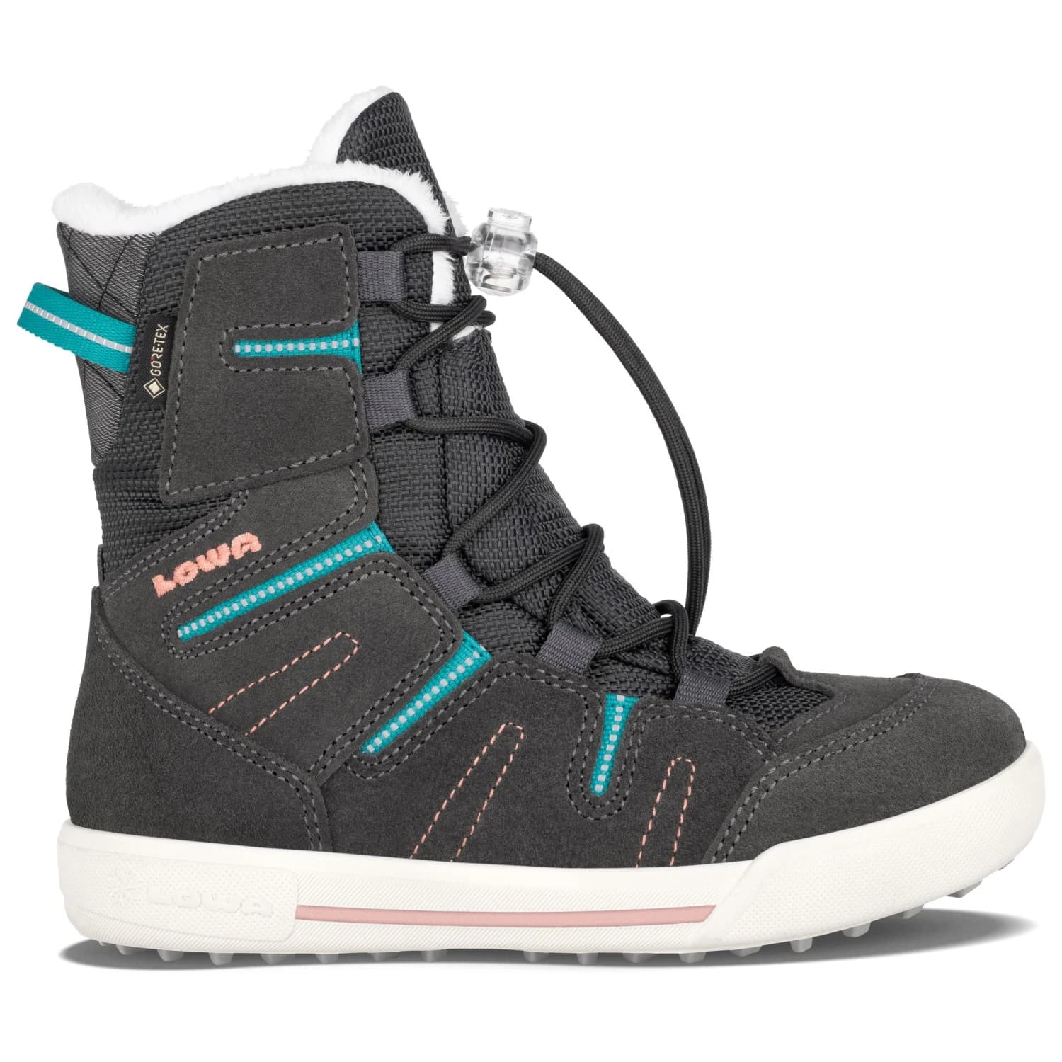 Детски зимни ботуши Lowa Kid's Lucy GTX Hi Junior Winter boots - Anthrazit / Arktis