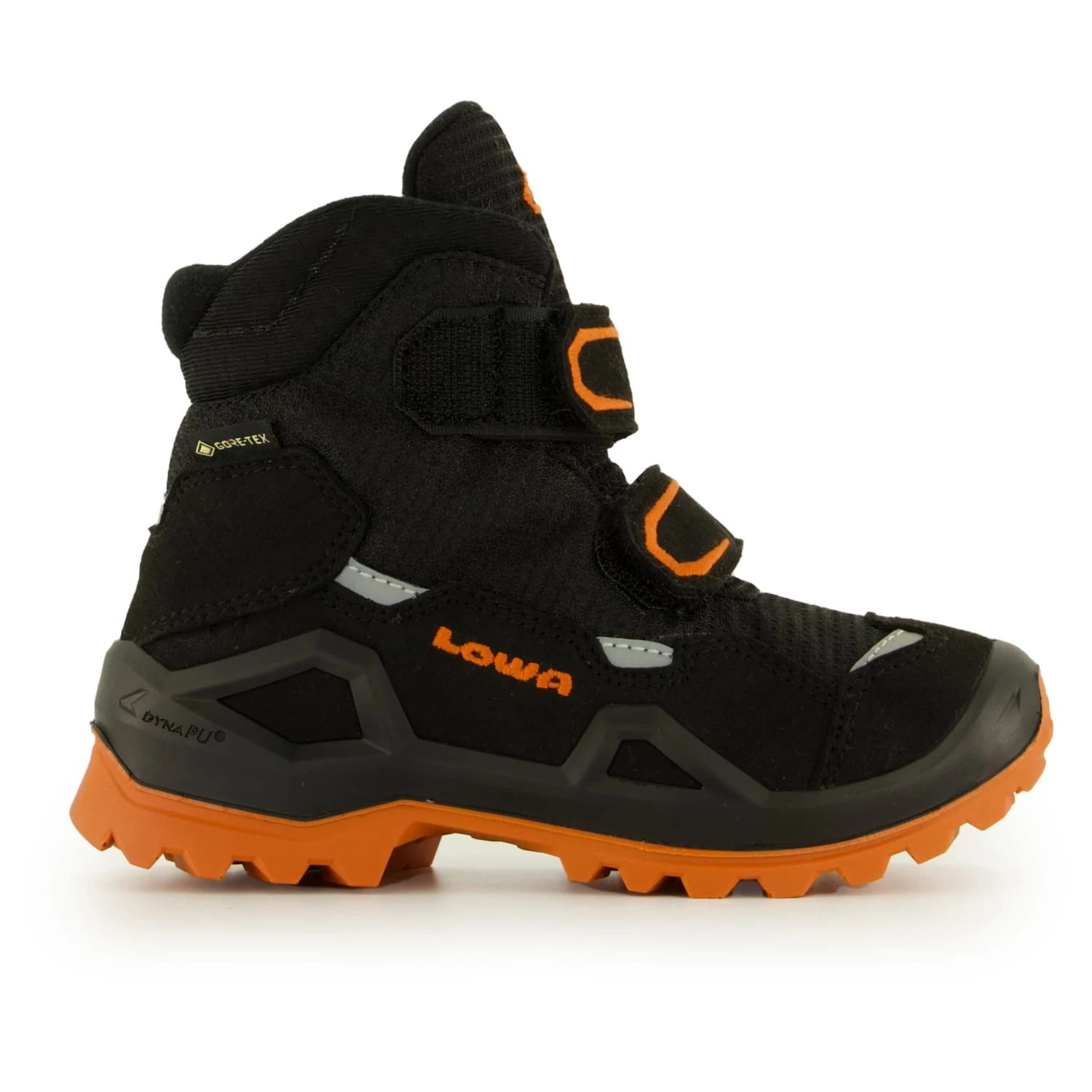 Детски зимни ботуши Lowa Kid's Milo Evo GTX Mid Junior Winter boots - Black / Orange
