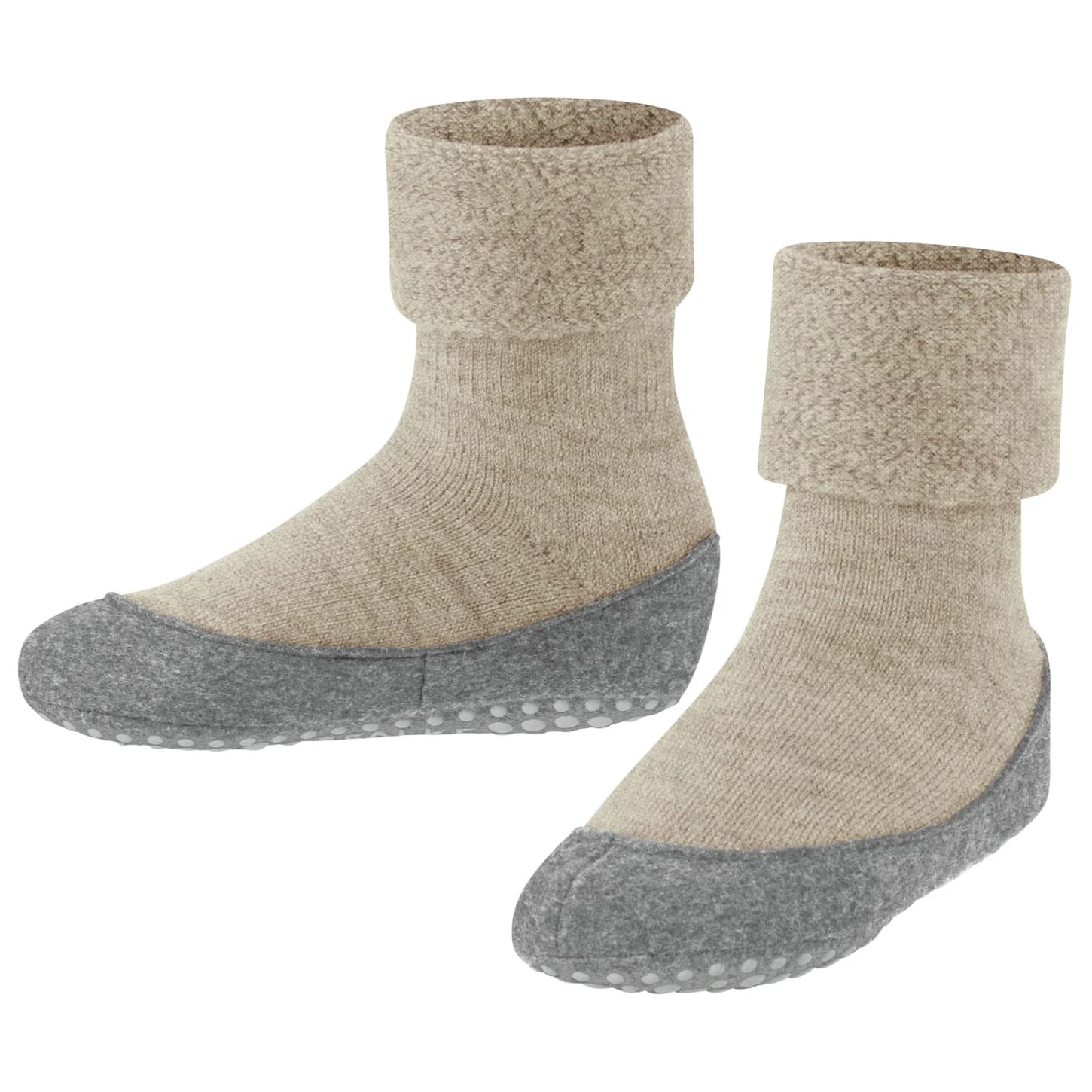 Детски пантофи Falke Kid's Cosyshoe Basic Slippers - Sand Melange