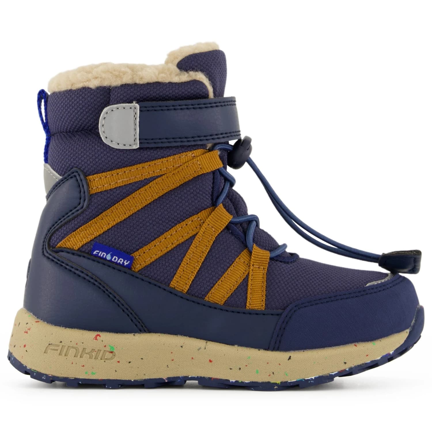 Детски зимни ботуши Finkid Kid's Kari Winter boots - Navy / Denim