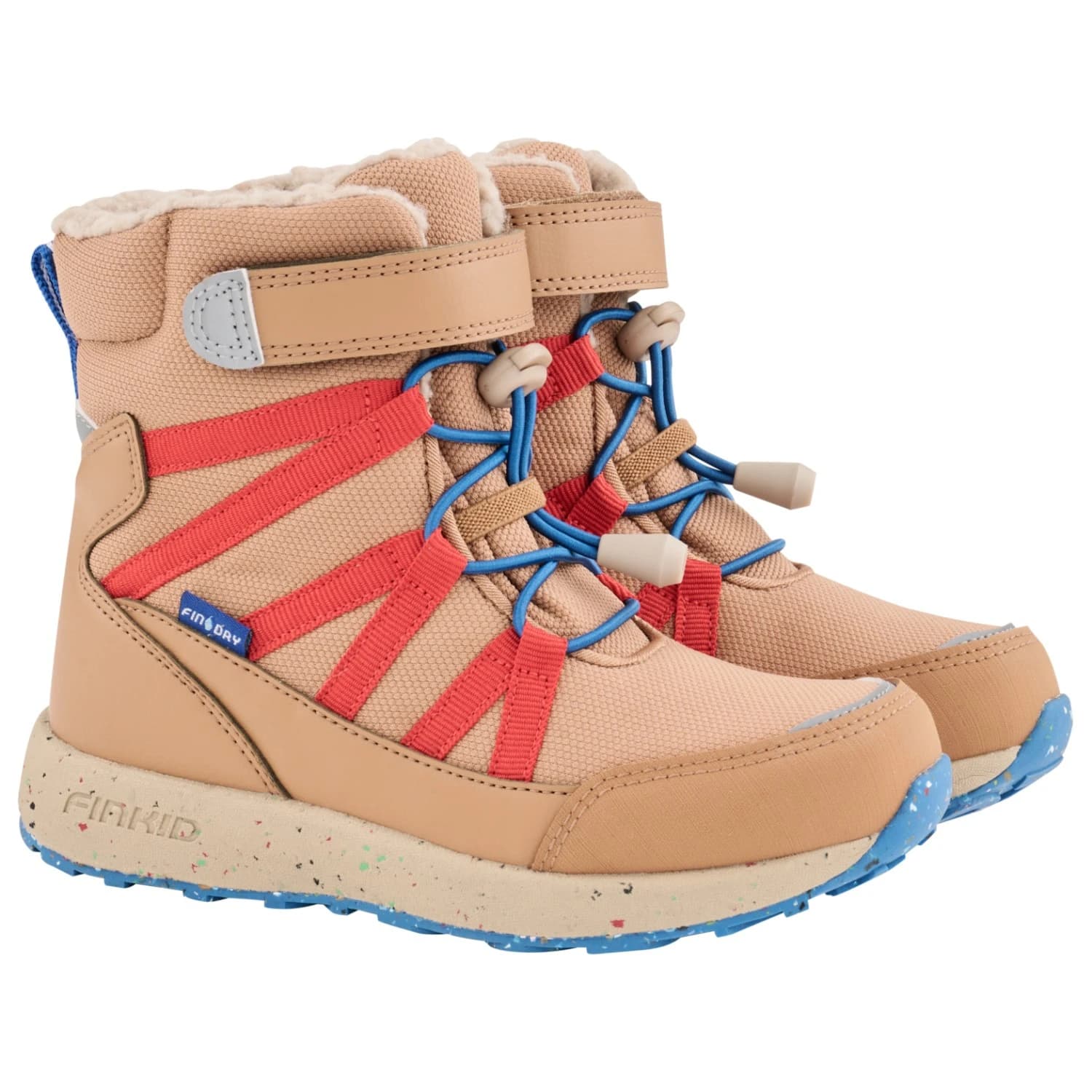 Детски зимни ботуши Finkid Kid's Kari Winter boots - Chipmunk