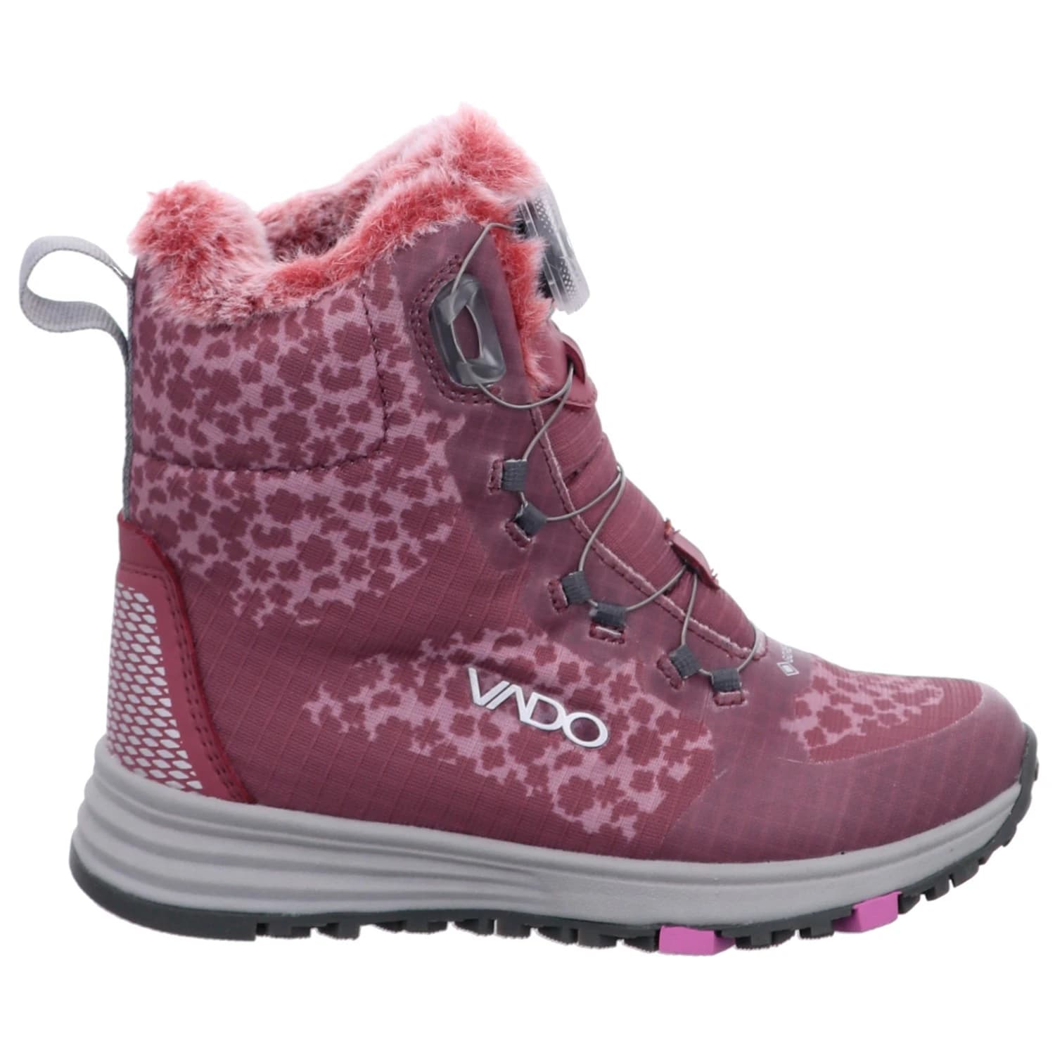 Детски зимни ботуши VADO Kid's Snow High Boa GTX Winter boots - Berry