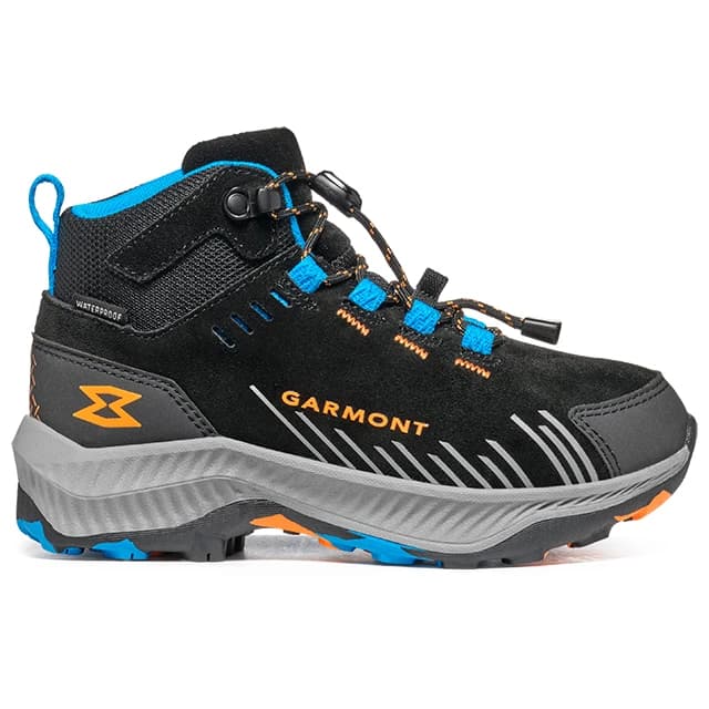 Детски туристически обувки Garmont Kid's 9.81 Pulse Trek WP Walking boots - Black / Shock Blue