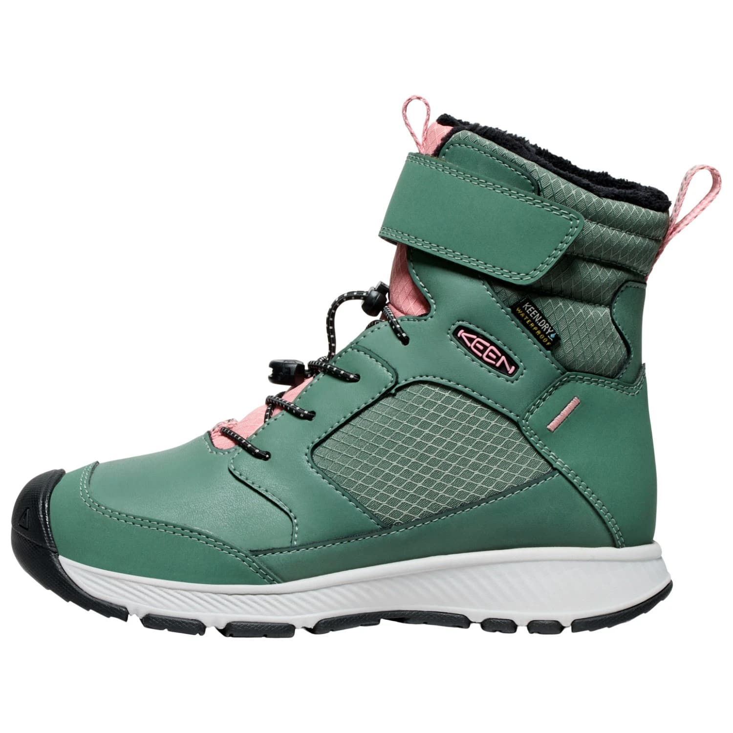 Зимни ботуши Keen Youth's Skua Winter WP Winter boots - Dark Forest / Rose Elegance